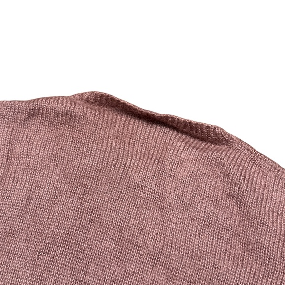 Vintage Y2K Gucci Pale Pink Mohair Silk Knit Sweater Womens Small - Picture 5 of 9